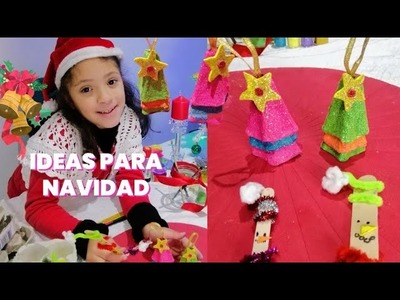 DIY ADORNOS NAVIDEÑOS. 2 MANUALIDADES PARA RECICLAR CON CARTON DE HUEVOS Y PALITOS DE HELADOS