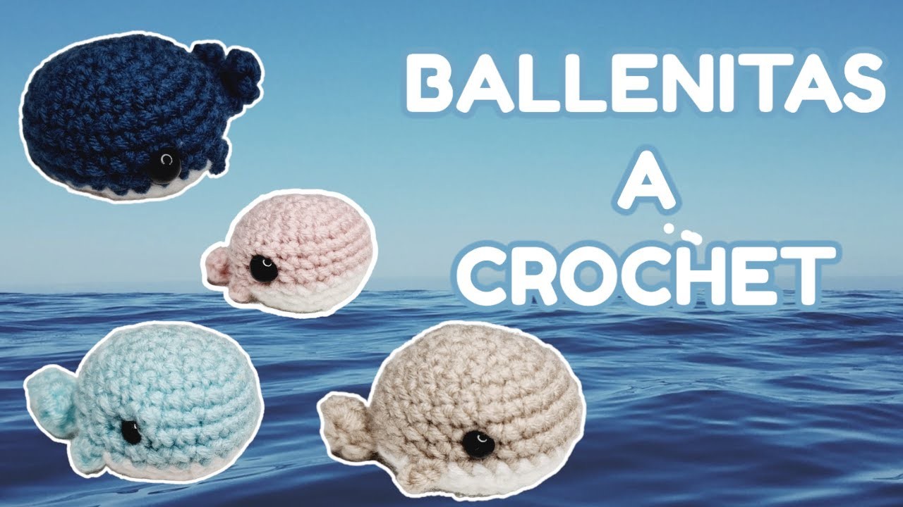 ????BALLENITA A CROCHET .MACRAME PASO A PASO. FER ROLON