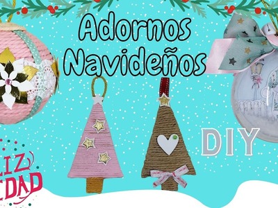 #DIY Adornos Navideños. FÁCILES