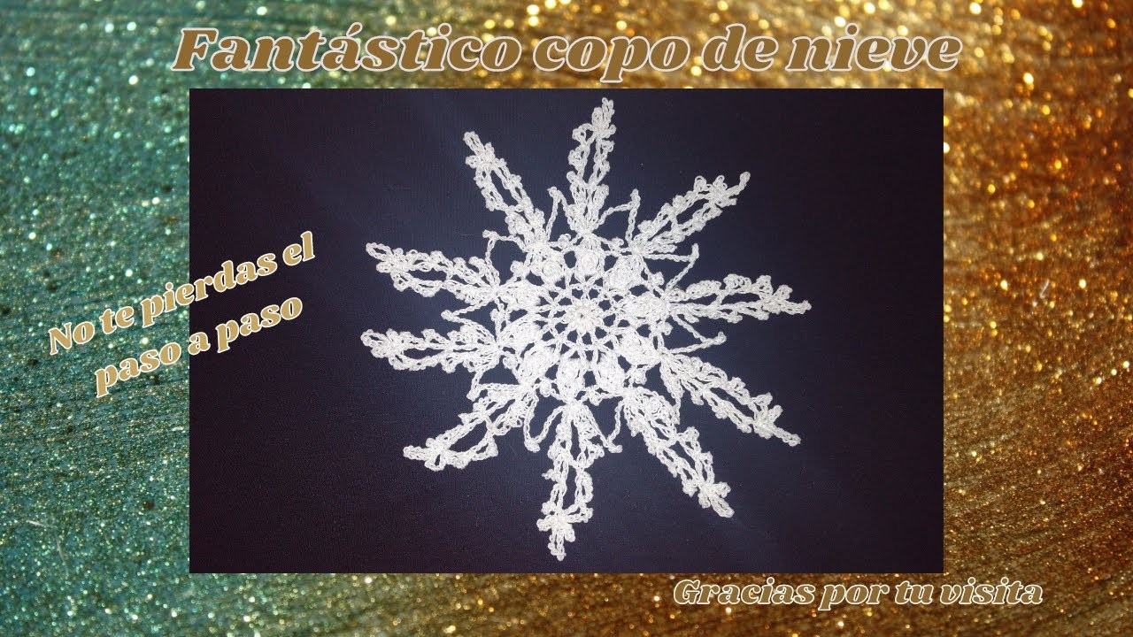 Fantastic Snow flake. fantástico copo de nieve