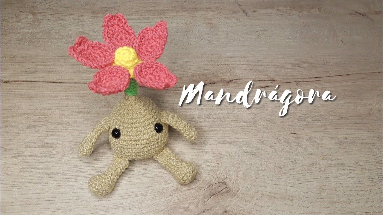 Mandrágora amigurumi