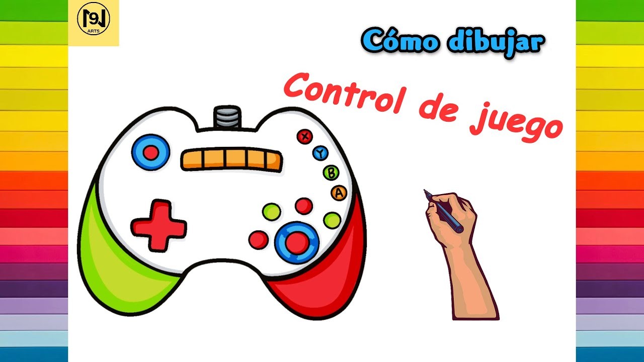 Cómo dibujar un controlador de juego fácil paso a paso | Dibujo de controlador de juego | No.9 ARTES