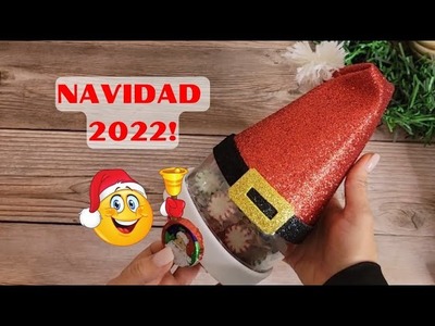 Como hacer dulcero Navideño| dulcero con reciclaje |Navidad 2022| Diy Dulcero