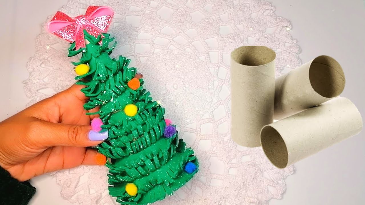 ????DIY???? COMO HACER UN ARBOL DE NAVIDAD CON  CARTON????