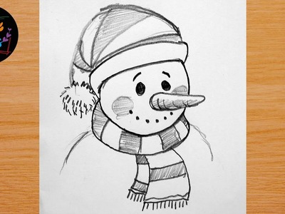 Snowman Drawing || How To Draw Snowman || YouTube
