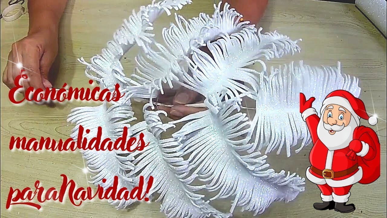 2 ECONOMICAS MANUALIDADES PARA NAVIDAD!!! - Ramas navideñas + decoracion