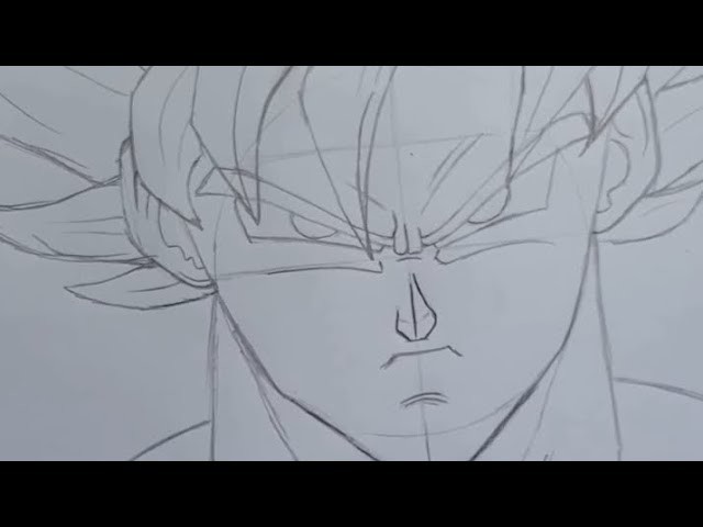 Cómo dibujar a Goku fácil y paso a paso.