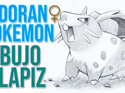 Como Dibujar a Nidoran♀ Pokemon Paso a Paso| Dibujo a lápiz