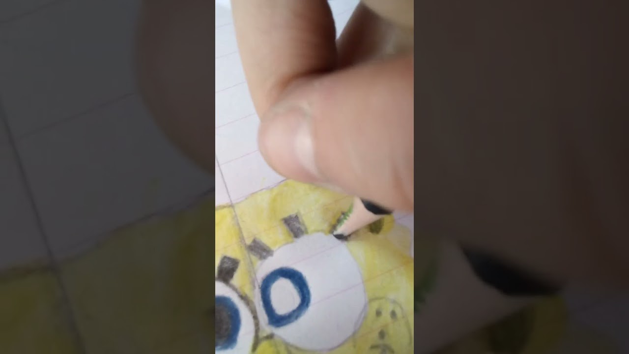 Dibujando a Bob esponja con rayas