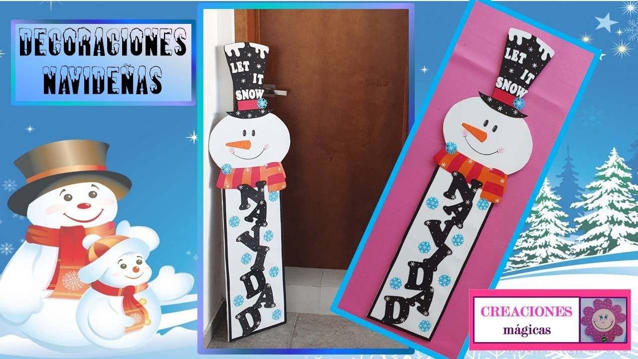 ♥♥Hermosas decoraciones navideñas hechas con material reciclado♥Creaciones Mágicas♥♥