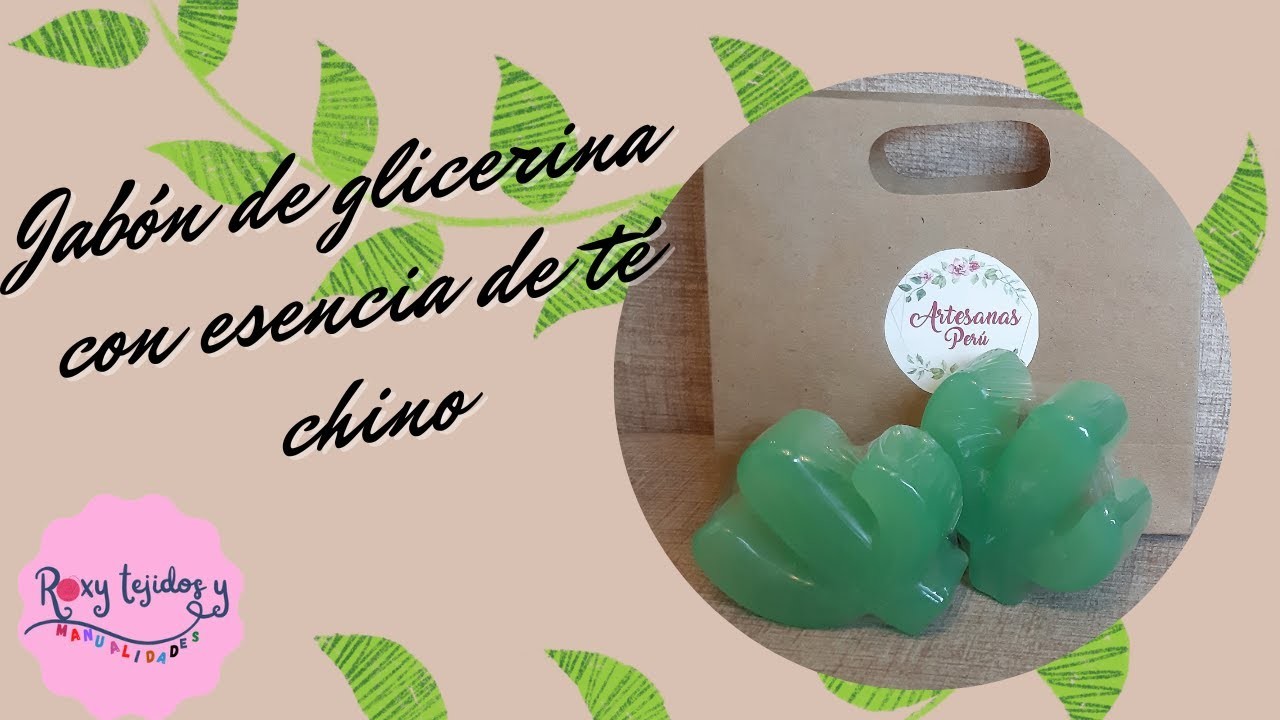 JABÓN DE GLICERINA CON TÉ CHINO