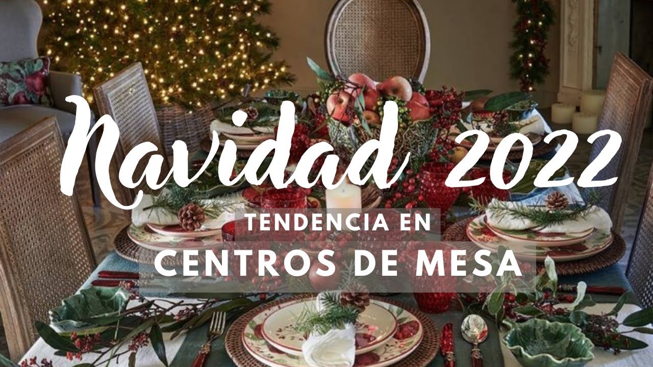 TENDENCIA ????NAVIDAD 2022.Como Decorar la Mesa Navideña