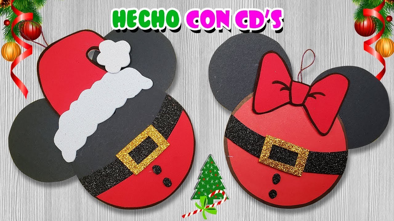 ????????VENDA MANUALIDADES NAVIDEÑAS CON CD's VIEJOS ???????? Christmas decoration with old CD