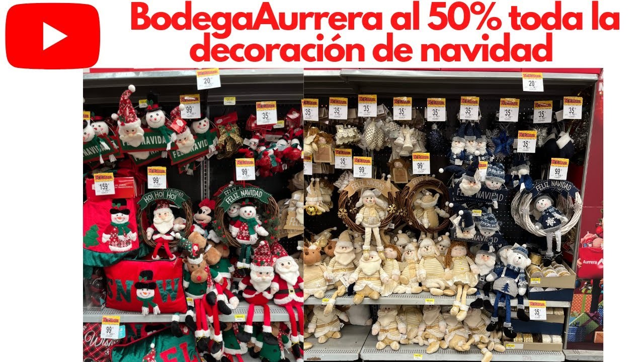 Bodega Aurrera al 50% toda la decoración de navidad (video de hoy miércoles 14 diciembre 2022)