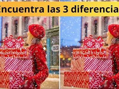 ❤️ENCUENTRA LAS 3 DIFERENCIAS???????????? |???? NAVIDAD????