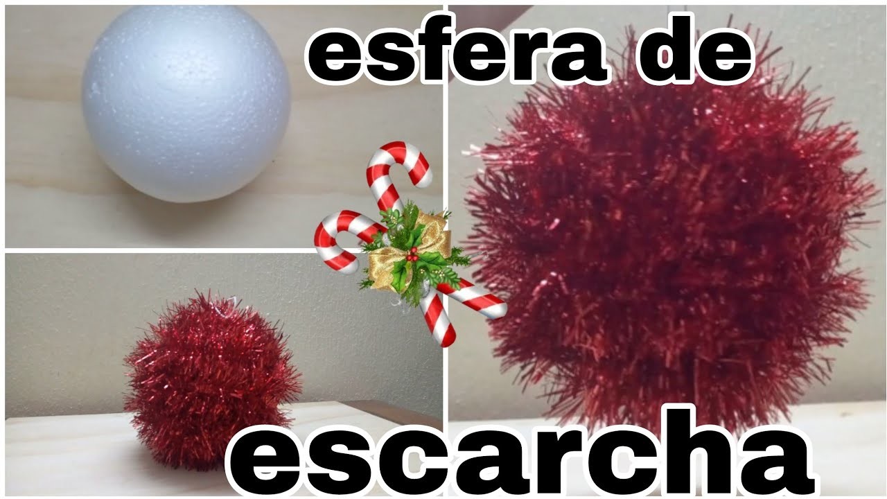 Esferas de escarcha| como hacer tus esferas muy fácil y economicas| #navidad