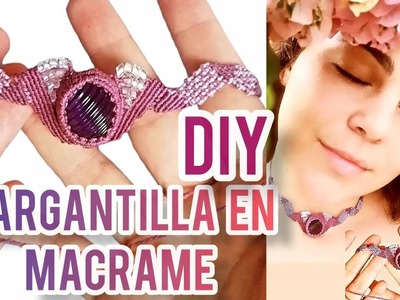 DIY ✔ gargantilla en macrame| Tutorial paso a paso