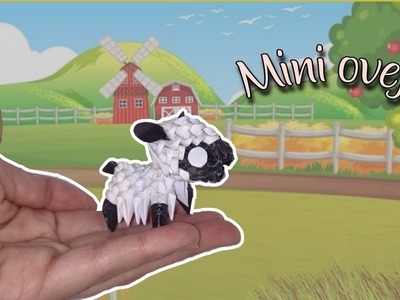Mini oveja en origami 3d ???? paso a paso | Carol Sandoval