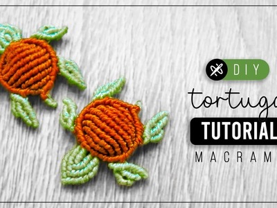 Tortuga » ???? como hacer aretes tortuga de hilo | diy tutorial ● macrame turtle earrings 300