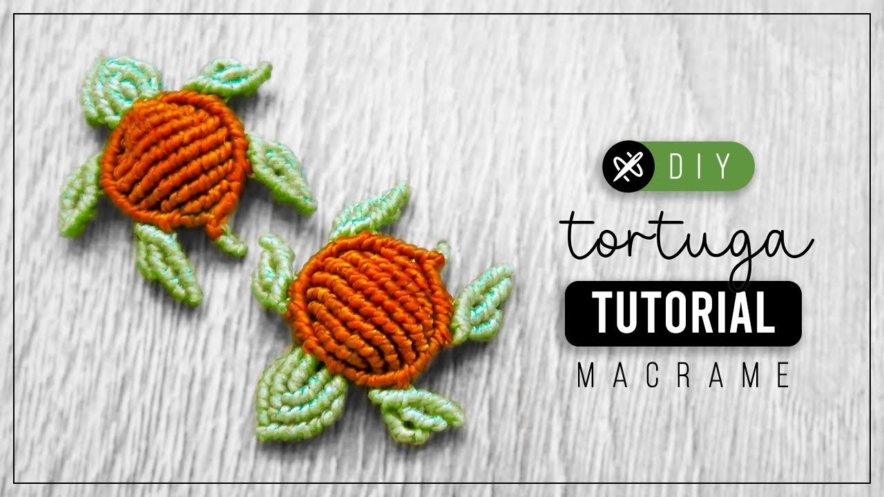 Tortuga » ???? como hacer aretes tortuga de hilo | diy tutorial ● macrame turtle earrings 300
