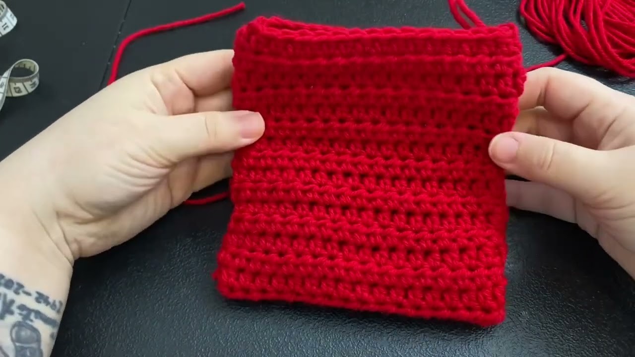Tutorial a crochet: bolsa de regalos navideña facil y sencilla de hacer