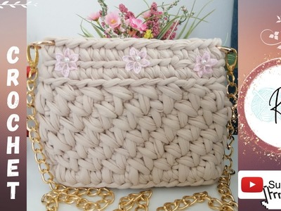 Tutorial de bolso tejido! - Rocio Crochet