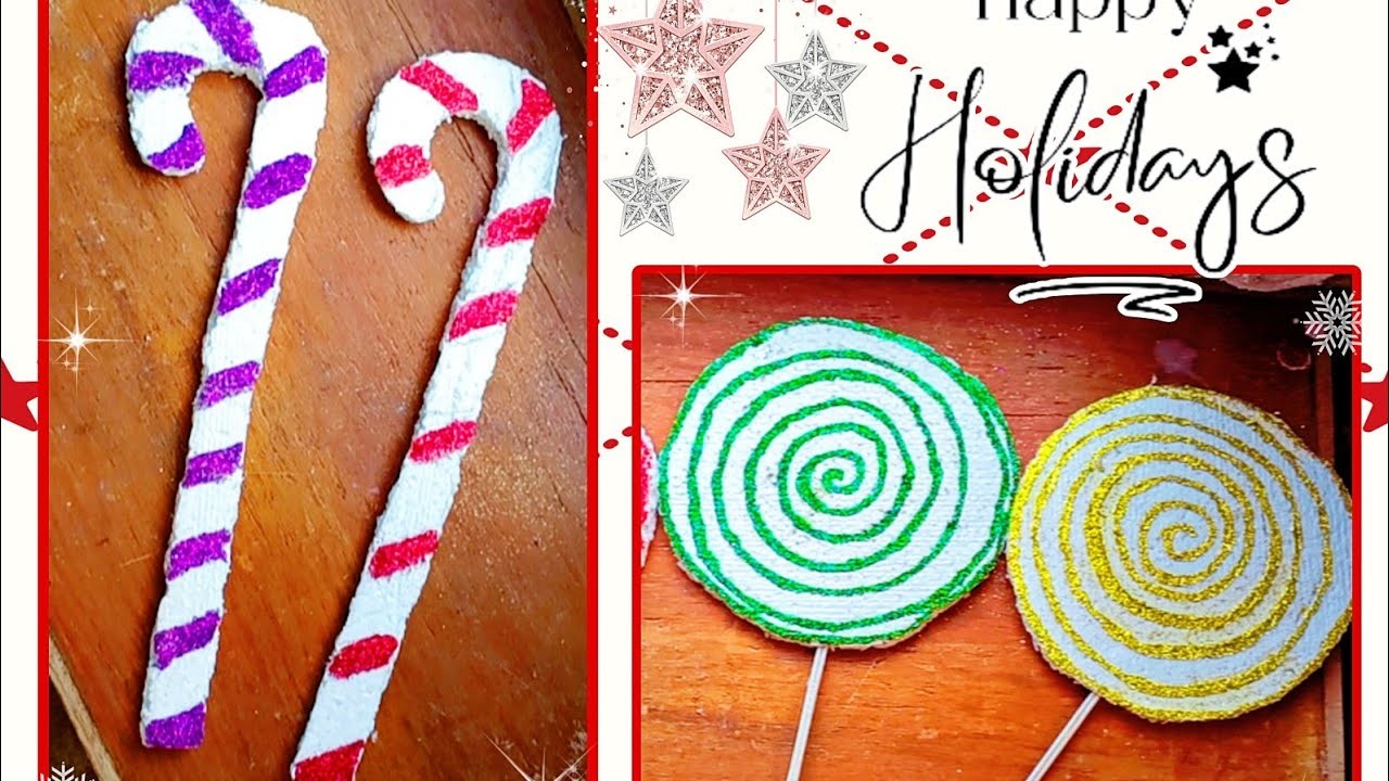 2 ideas NAVIDEÑAS con UNICEL || *DIY manualidades navideñas || adornos navideños ????????✂️