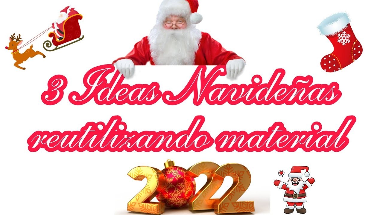 3 SUPER ADORNOS NAVIDEÑOS PARA NAVIDAD 2022| Ideias para natal| Manualidades Navideñas 2022