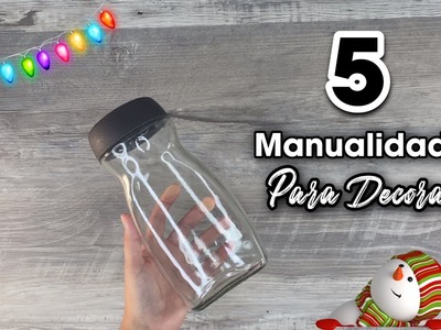 5 Christmas Ideas using socks and plastic bottle. Amazing crafts for Christmas