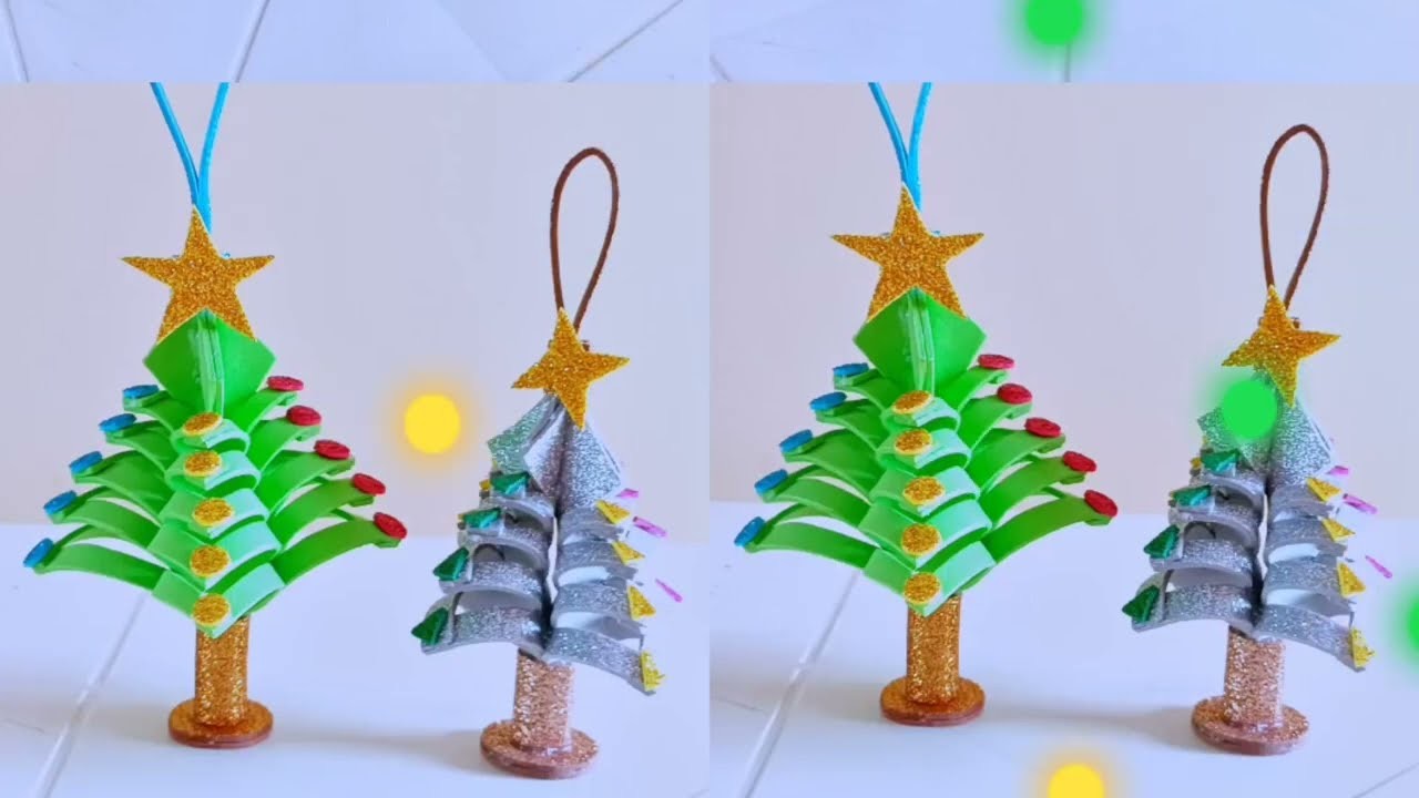 ADORNO NAVIDEÑO FÁCIL PARA HACER CON FOAMI #manualidades #ideas #navidad