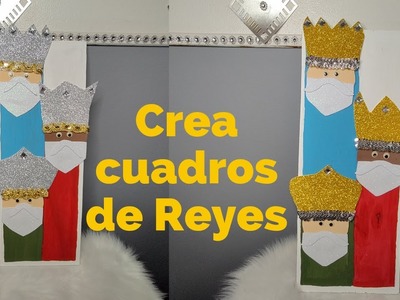 Como crear cuadro de Reyes Magos.How to create a painting of the Magi