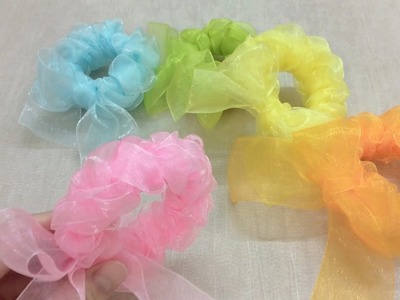 DIY Ribbon Scrunchie - How to Make Braided Scrunchies with Ribbon – Easy No Sew Braided Scrunchie