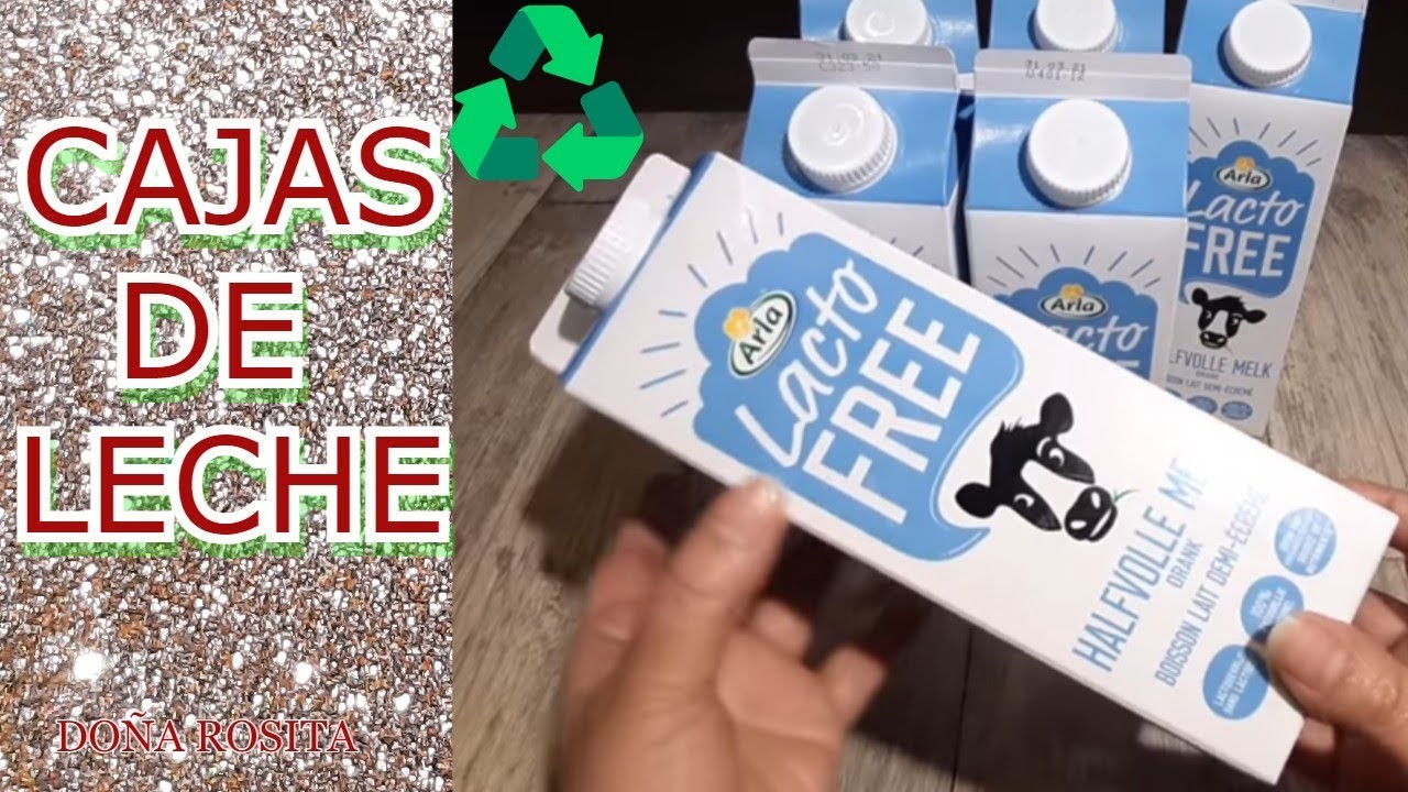 ????MIRA!!! no creeras lo que puedes hacer con reciclaje de cajas de leche  ♻ haz un bello Organizador