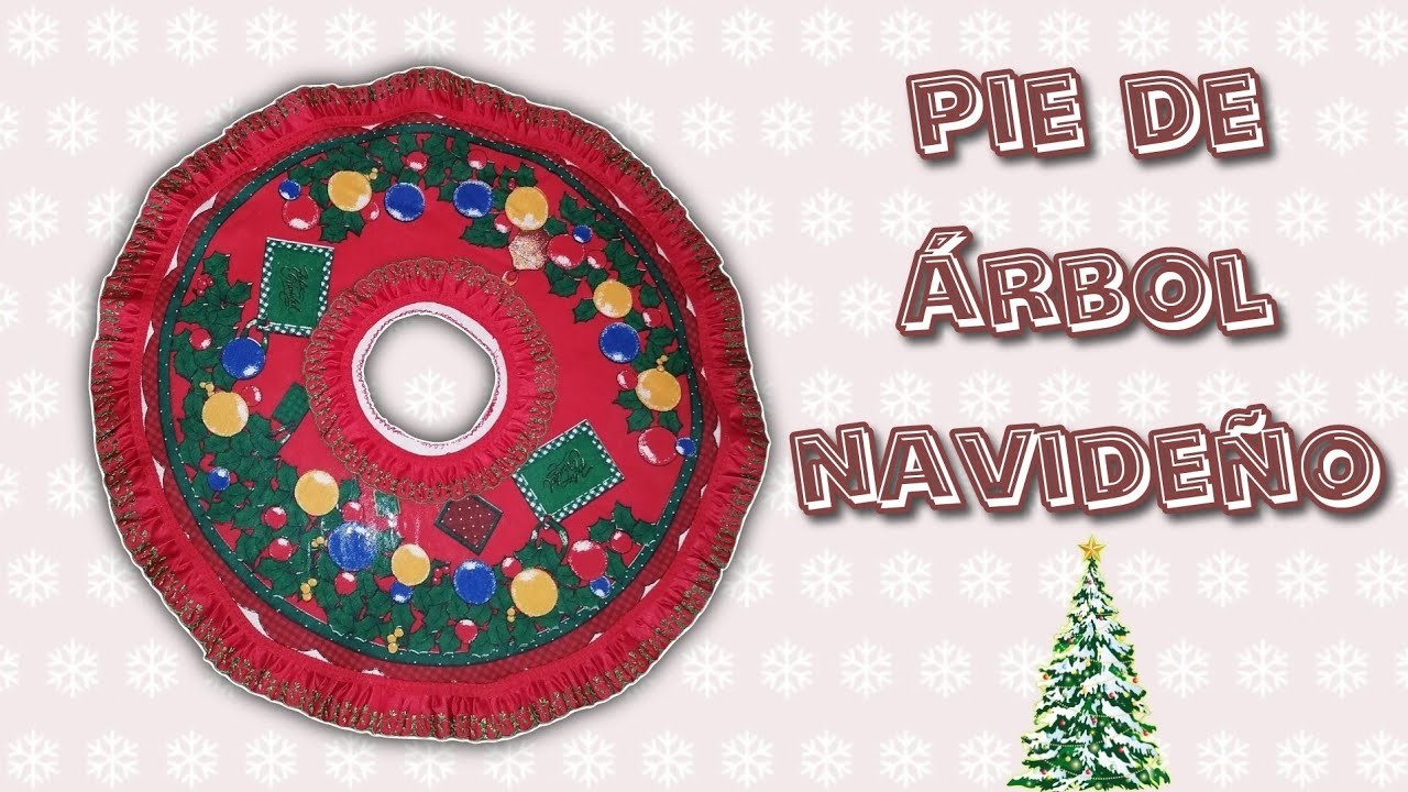 Pie de árbol navideño????