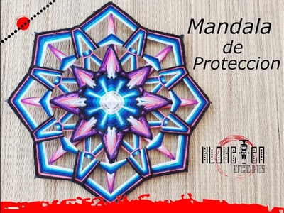 Ojo de dios ???? ¨protección¨  - yarn mandala tejido - hand made handicraft