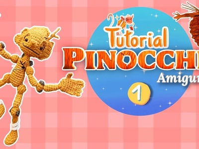 Pinocchio amigurumi parte 1tutorial español.inglés