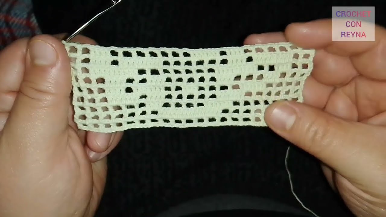 Conejo en crochet para cenefas PARTE 1