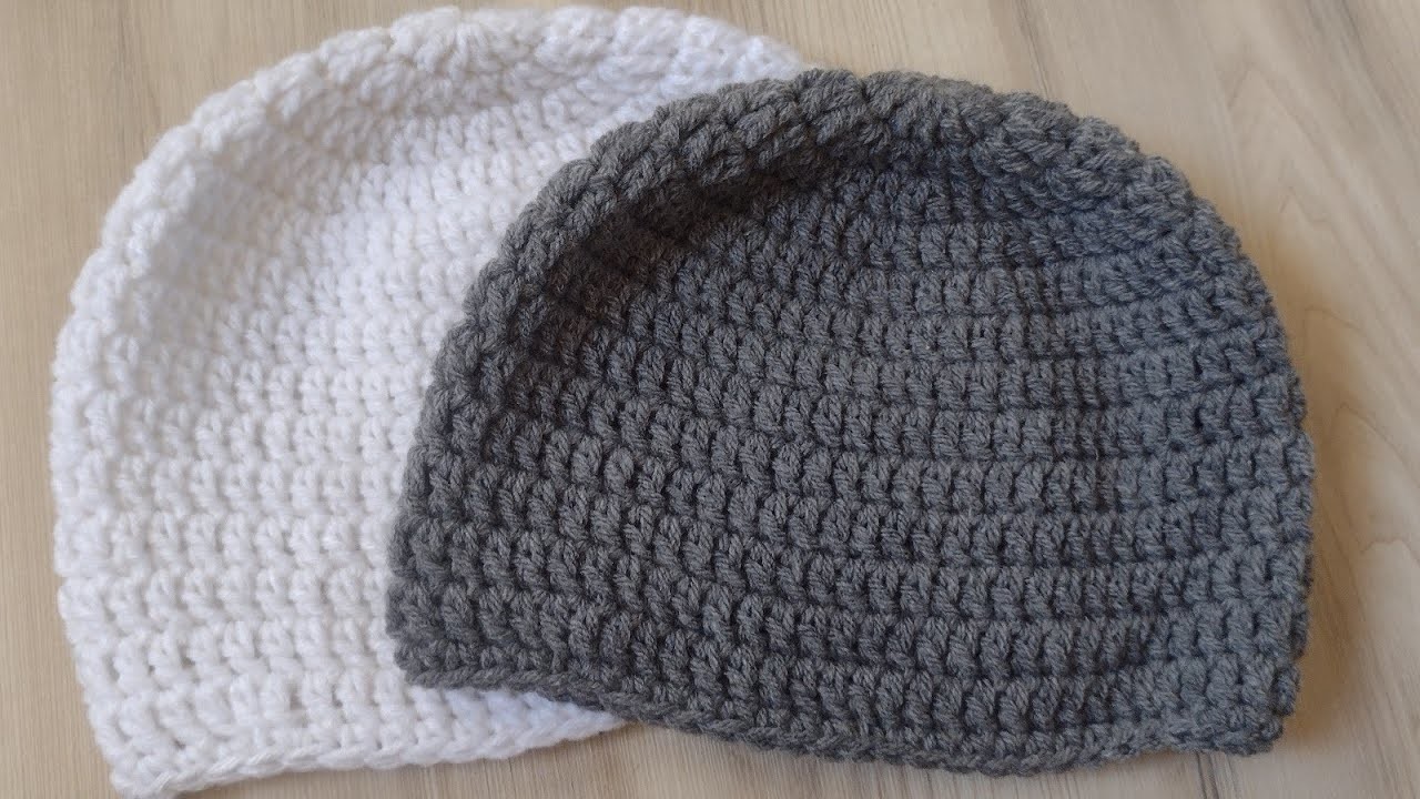 Gorro tejido a crochet para 9 a 10 años fácil con medidas en cm