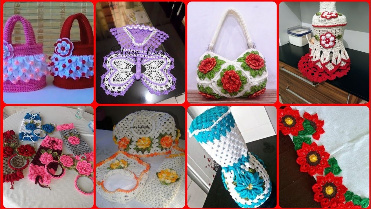 Maravillosas y hermosas ideas de patrones de ganchillo a mano.