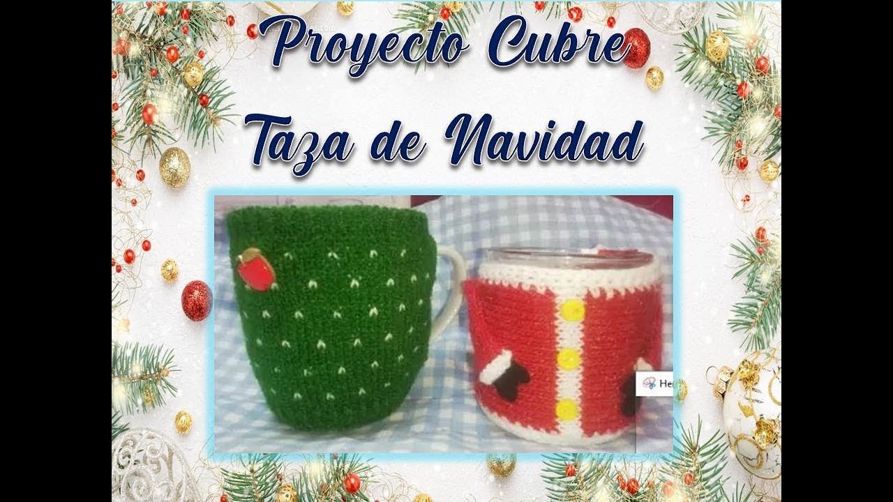 Proyecto Cubre Taza de Navidad