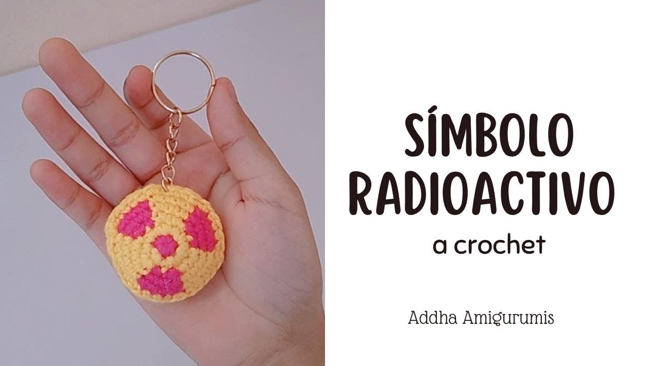 Trébol radioactivo a crochet ☢️ | Tutorial para tejer a crochet | Addha ????