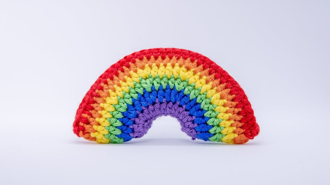 Amigurumi | como hacer un arcoiris en crochet | Bibi Crochet