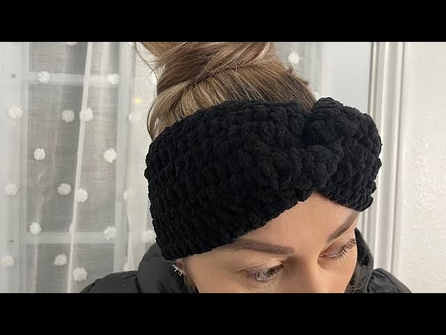 Como hacer una diadema a crochet, gancho o ganchillo