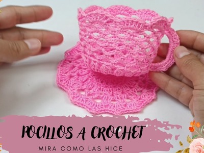 ❤❤ CROCHET ¡ hermosos pocillos tejidos a crochet PASO A PASO