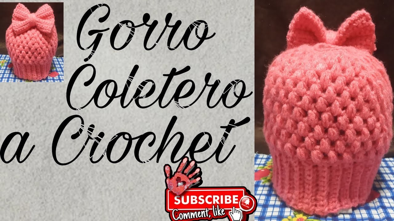 Gorro Coletero a Crochet ????????????