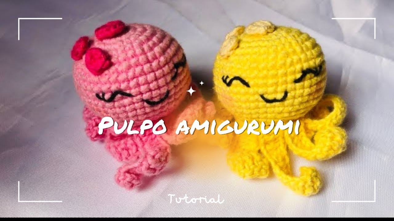 Pulpo Amigurumi????fácil paso a paso