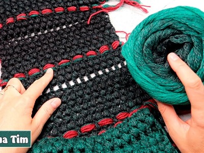 Todos te van a pedir tejer una Bufanda a Crochet (tejer a ganchillo) ????