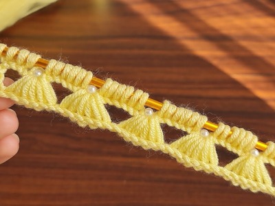Incredible ???? Muy Hermosa ????????Patrón de tejido tunecino muy fácil - Super Easy Tunisian Knitting
