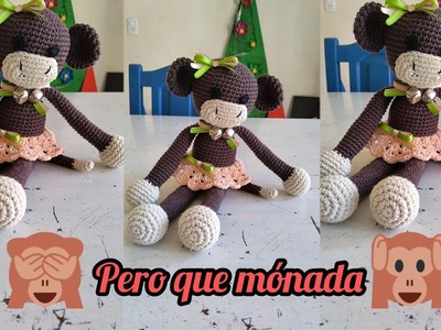 Mono???? amigurumi ????????.tenemos piernas ,brazo,cabeza y cuerpo