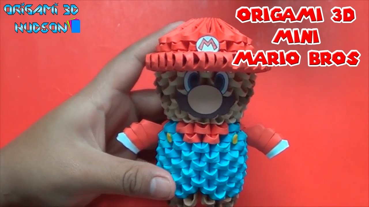 Origami 3D Mini Mario bros